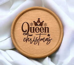 Queen Christmas SVG SVG