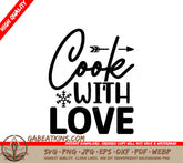 Cook With Love SVG SVG