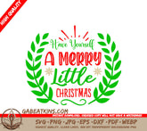 Merry Little Christmas SVG SVG