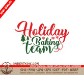 Christmas Baking Team SVG SVG