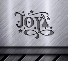 Christmas Joy Round Ornament SVG SVG