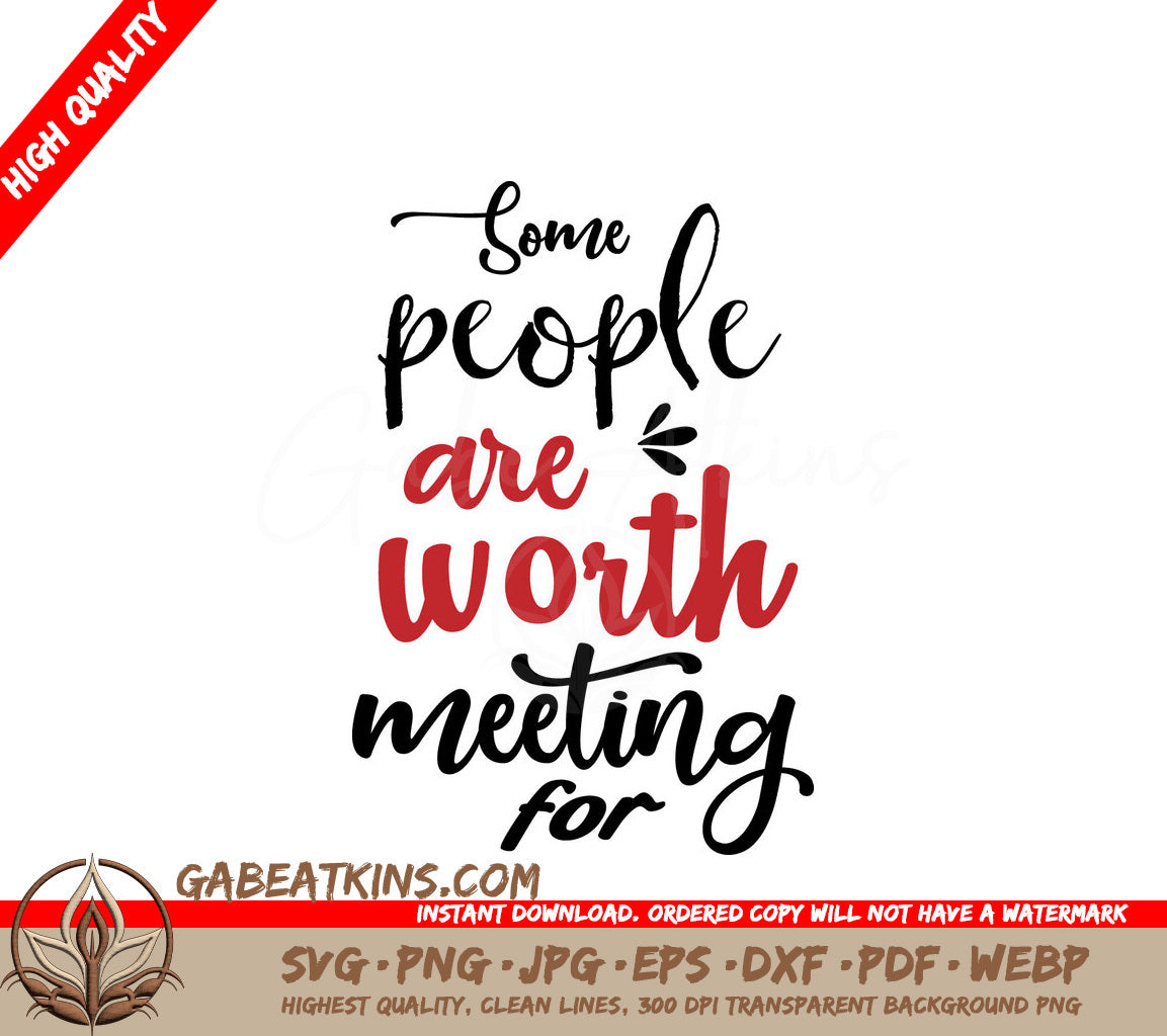 Christmas People SVG Poster SVG