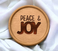 Peace & Joy Christmas SVG SVG