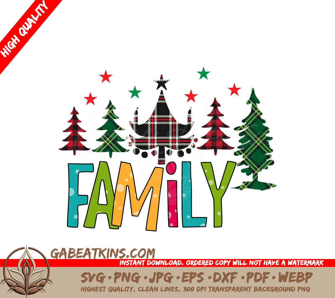 Christmas Family SVG Design SVG