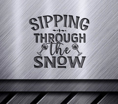 Christmas Wine SVG SVG