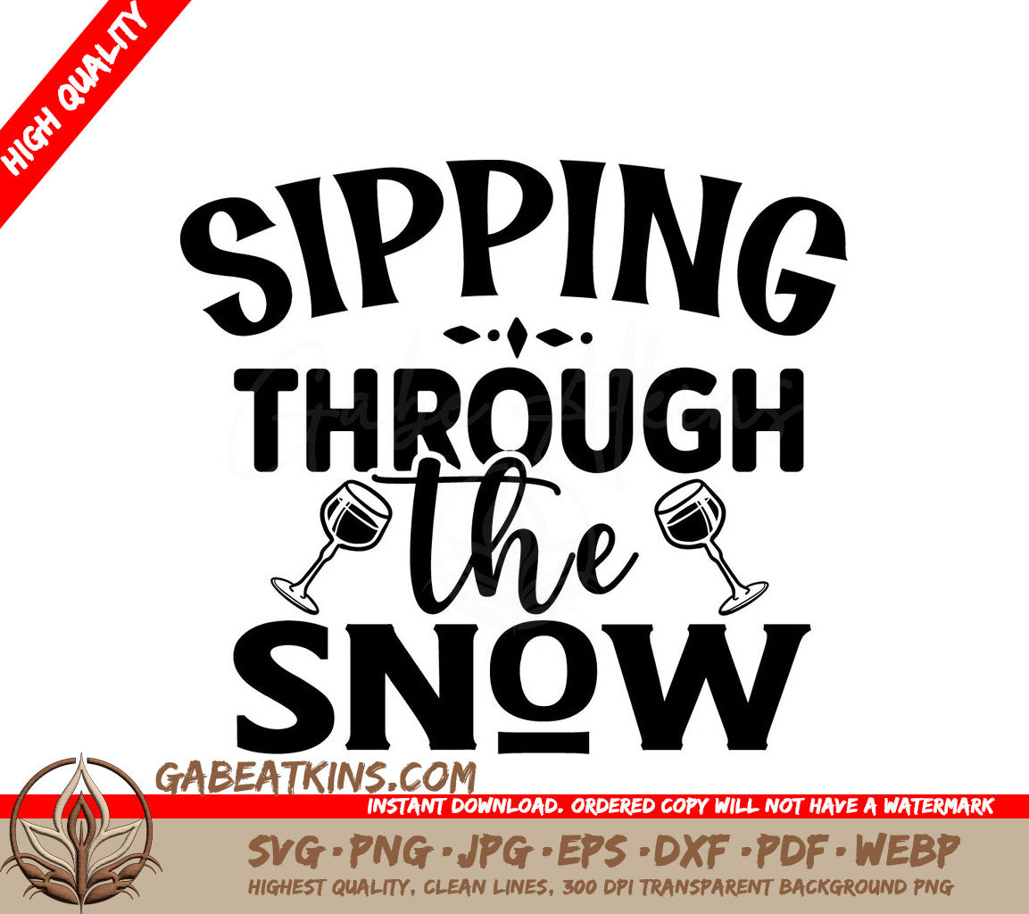 Christmas Wine SVG SVG