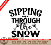 Christmas Wine SVG SVG