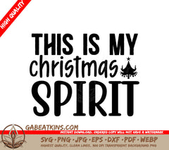 Christmas Wine Spirit SVG SVG