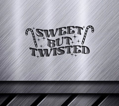 Sweet But Twisted Candy Cane SVG SVG