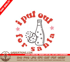 Santas Treat SVG Design SVG