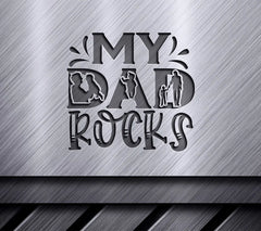 Dad Rocks SVG SVG