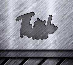 Heart Thank You SVG Sticker SVG