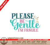 Fragile SVG Digital Sticker SVG