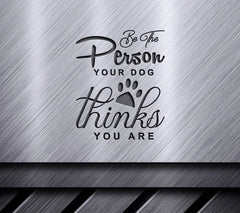 Dog Owner SVG Poster Design SVG