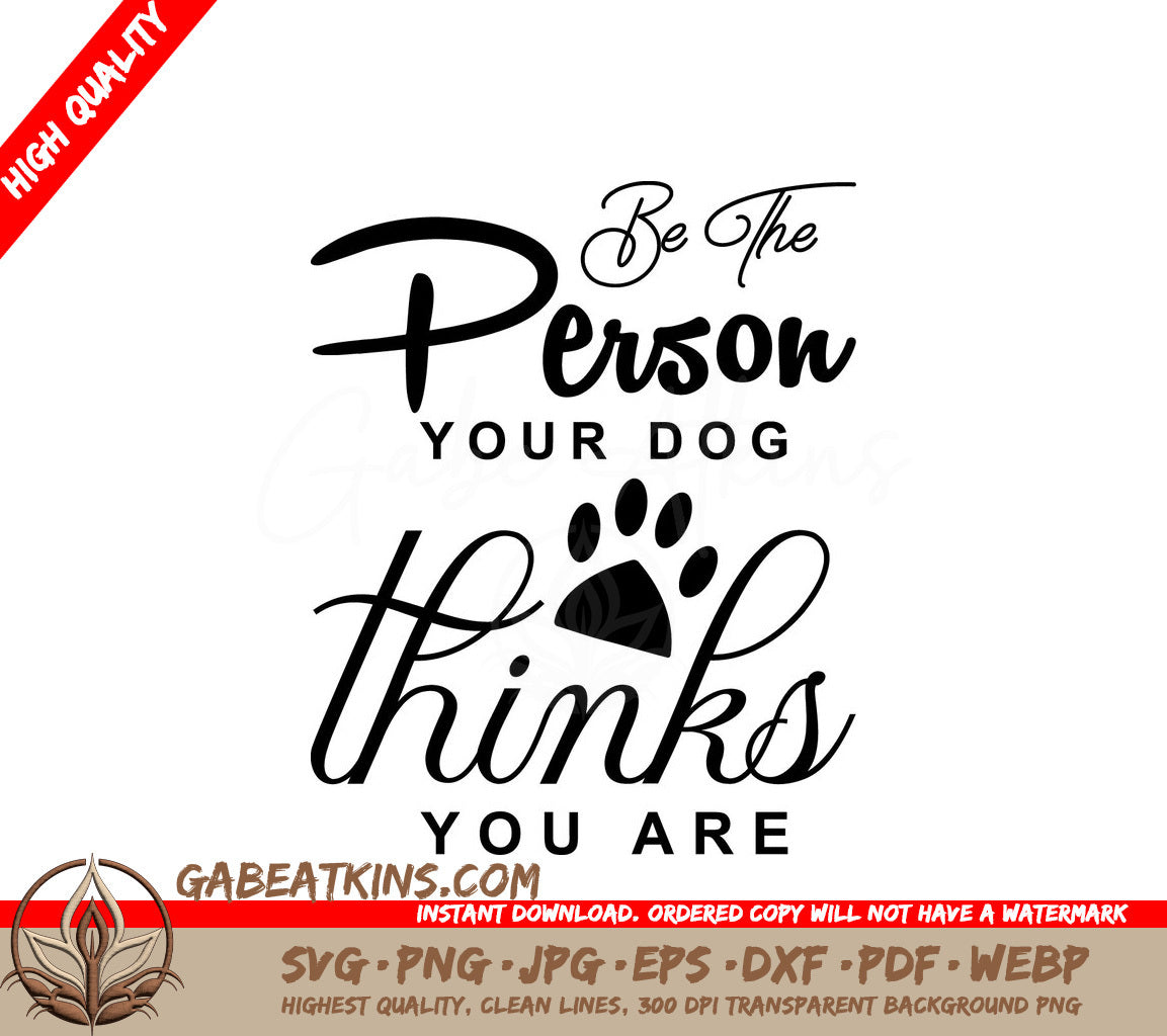 Dog Owner SVG Poster Design SVG