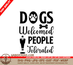 Dogs Welcome SVG SVG