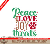 Peace Love Joy Treats SVG SVG