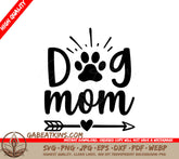 Dog Mom Paw Print SVG SVG