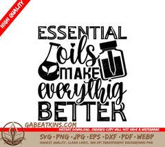 Essential Oil SVG SVG