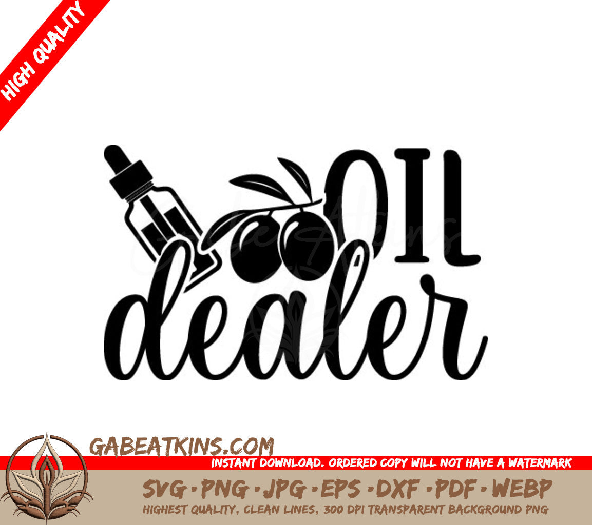 Oil Dealer Design SVG SVG