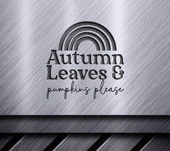 Autumn Leaves & Pumpkins SVG SVG