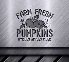 Farm Fresh Pumpkins SVG Design SVG