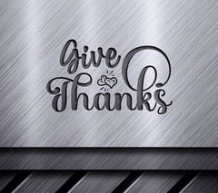 Yellow Orange Give Thanks SVG SVG