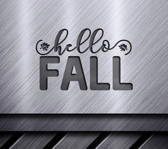 Hello Fall Yellow Orange SVG SVG
