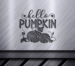 Hello Pumpkin SVG Fall Decor SVG