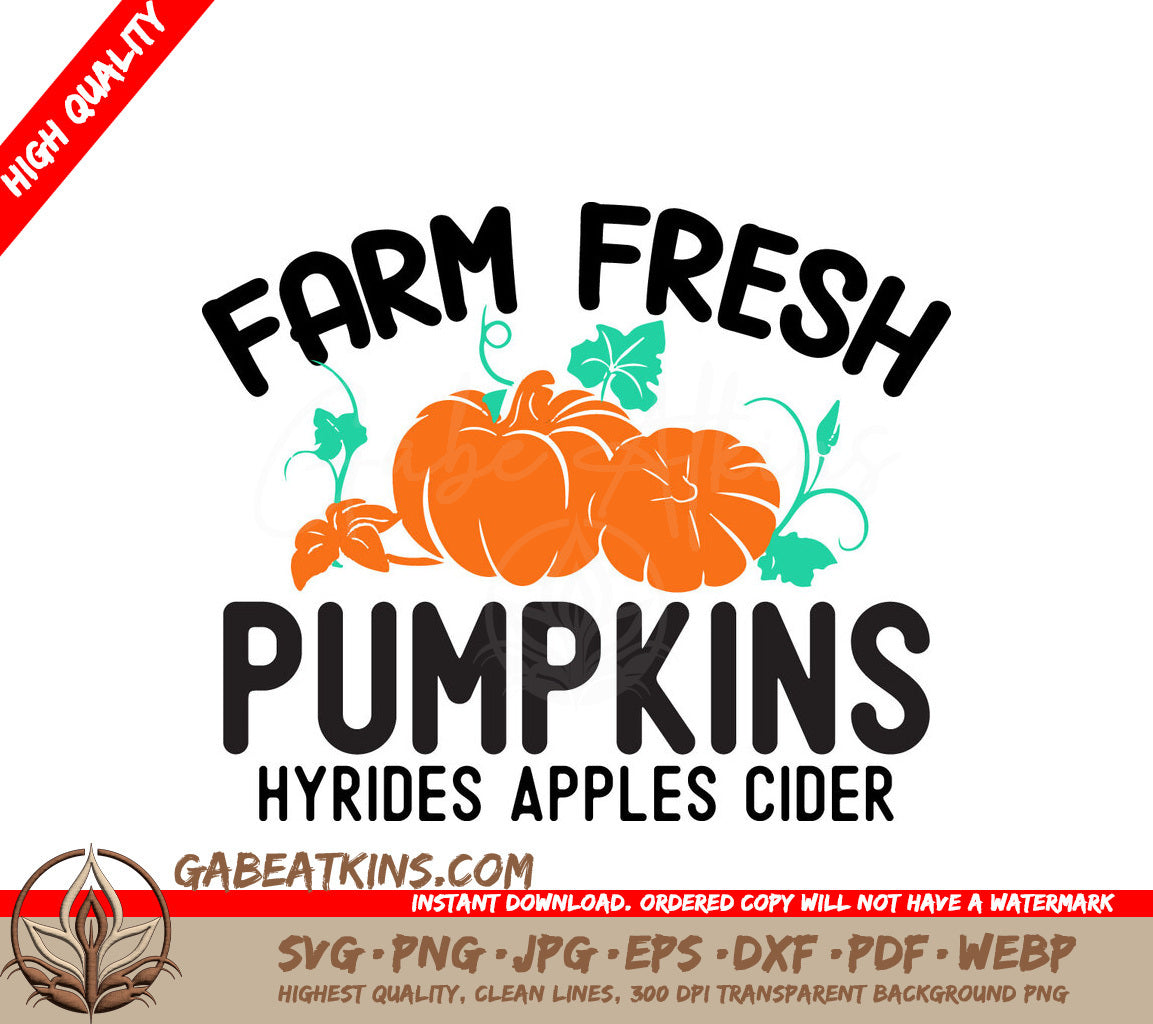 Farm Fresh Fall SVG SVG