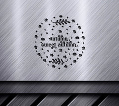 Autumn Sweet Fall Round Sign SVG SVG