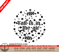 Fall Is In The Air SVG Sign SVG