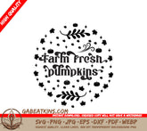 Farm Fresh Pumpkins SVG Sign SVG
