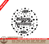 Happy Autumn SVG SVG
