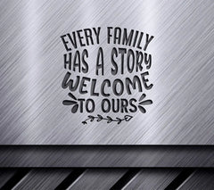 Family Story Welcome SVG SVG