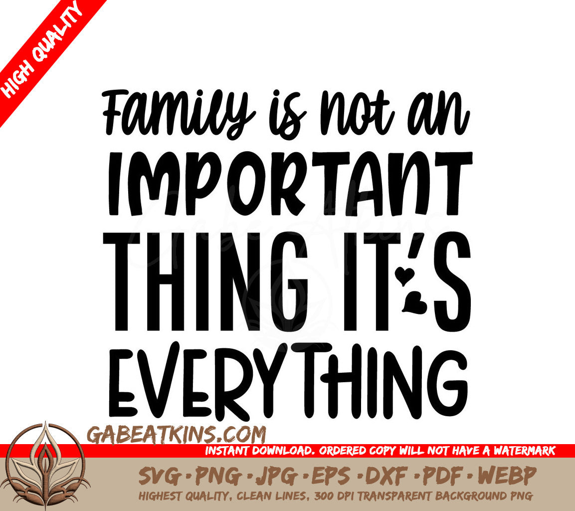 Family Is Everything SVG SVG
