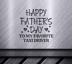 Happy Fathers Day Taxi Driver SVG SVG