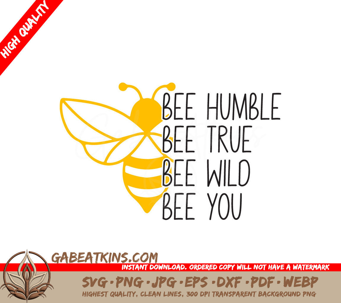 Bee Humble SVG SVG