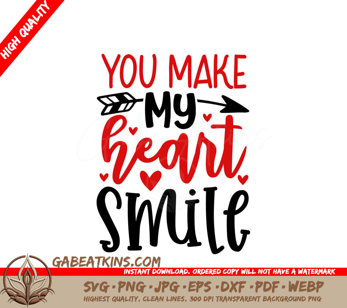 You Make My Heart Smile SVG SVG