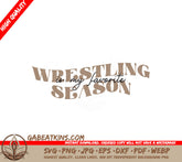 Wrestling Season SVG Design SVG