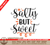 Salty Sweet SVG Design SVG