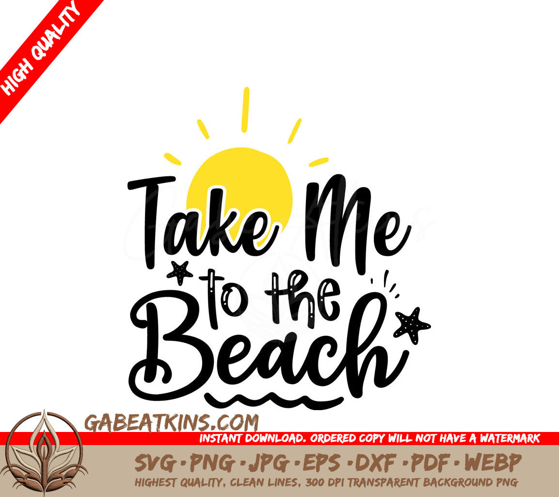 Beach SVG Take Me To The Beach SVG