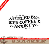 Fueled by Iced Coffee SVG SVG