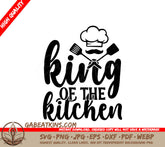 King of the Kitchen SVG Apron SVG