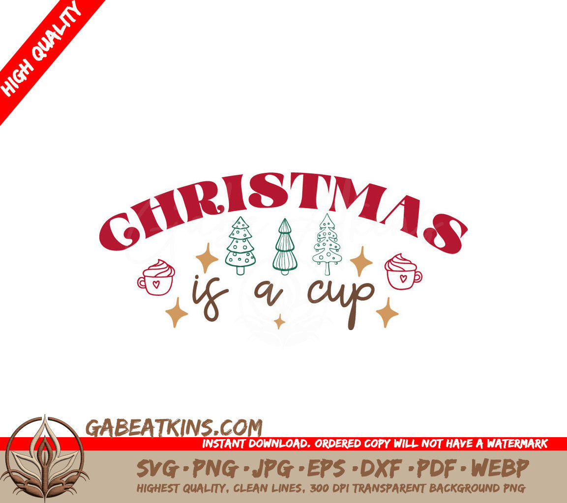 Funny Christmas Mug SVG SVG