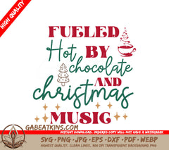 Fueled by Hot Chocolate SVG SVG