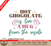 Hot Chocolate Hug SVG SVG
