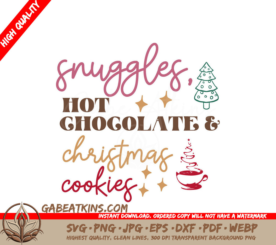 Snuggle Hot Chocolate SVG SVG