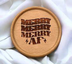 Merry AF Christmas SVG SVG