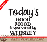 Whiskey Mood SVG Coaster SVG